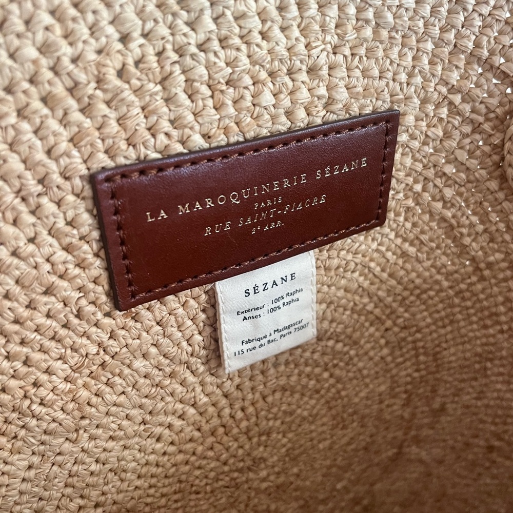 NWOT Sezane Mila Basket Bag - Picture 3 of 3